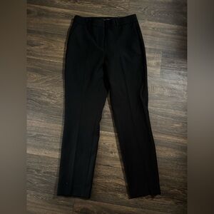 White House Black Market Black Straight Leg Pants sz 4 nwt